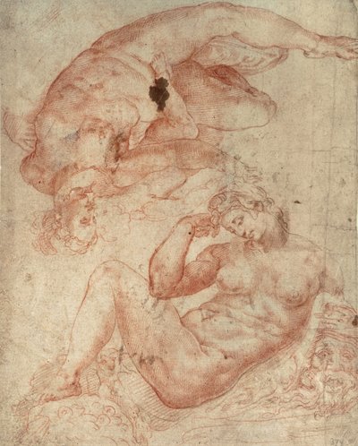 Studien von Akten von Michelangelo Buonarroti